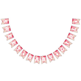 Sweet Baby Girl Baby shower rose bannière d'annive