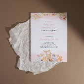 Sweet Baby Girl Shower Invitation