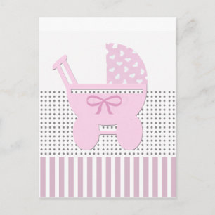 Sweet Baby Girl Shower Uitnodiging Briefkaart