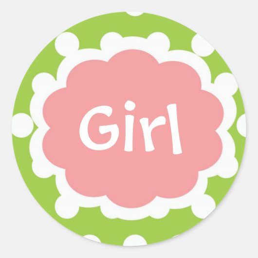 Sweet Baby Gril Sticker (Voorkant)