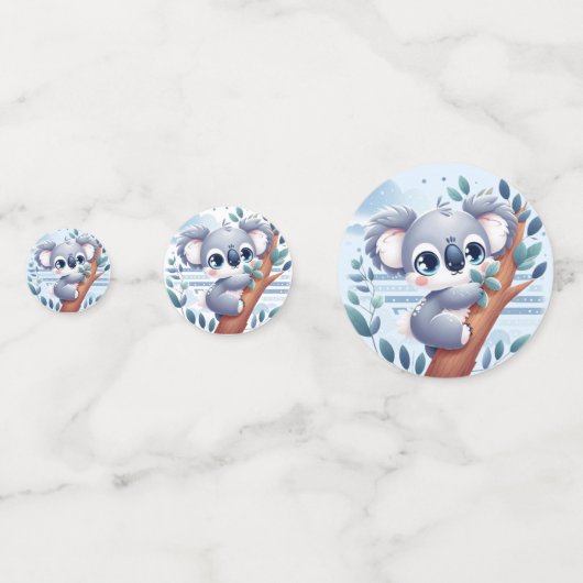 Sweet Baby Koala - Confetti (Achterkanten)