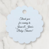 Sweet Baby Koala - Favor Tag Bedankjes Labels (Achterkant)