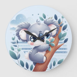 Sweet Baby Koala - Large Clock Grote Klok