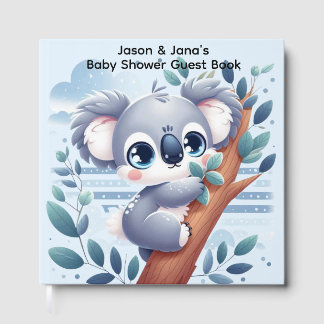 Sweet Baby Koala - Shower Guest Book Gastenboek