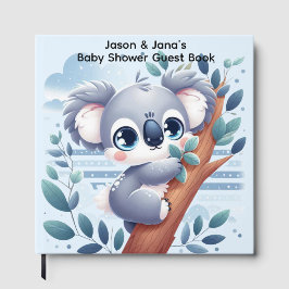 Sweet Baby Koala - Shower Guest Book Gastenboek