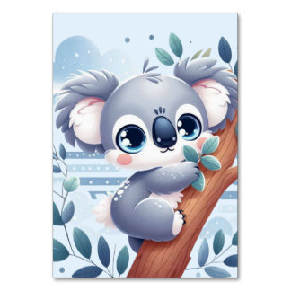 Sweet Baby Koala - Table Card Kaart