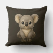 Sweet Baby Koala Throw Pillow Kussen (Voorkant)