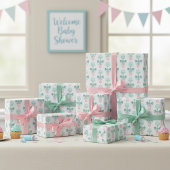 Sweet Baby Rattle Gift Wrap Inpakpapier Vel