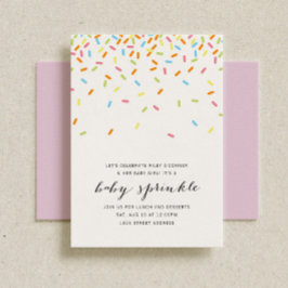 Sweet Baby Sprinkle nodigt uit Kaart