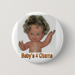 Sweet Babys 4 Obama kopie 2 Ronde Button 5,7 Cm