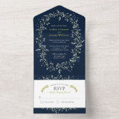 Sweet Baby's Breath Wedding Invitation (À l'intérieur)