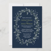 Sweet Baby's Breath Wedding Invitation (Devant)