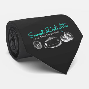Sweet Bakery Chalkboard Professional Stropdas