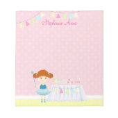 Sweet Ballerina Cupcake Celebration Notitieblok (Voorkant)