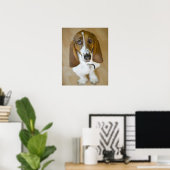 Sweet Bassett Hound Poster (Thuiskantoor)