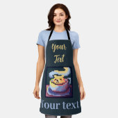 Sweet, bear, Coffee, pixel art Schort (Gedragen)