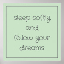 Sweet Bedtime Woorden muur kunst