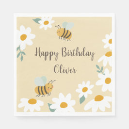 Sweet Bee Birthday Servet