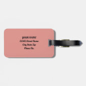 Sweet Bee Blossom Garden Bagagelabel (Achterkant horizontaal)