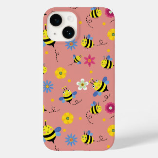 Sweet Bee Blossom Garden Case-Mate iPhone 14 Hoesje