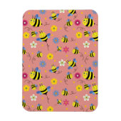 Sweet Bee Blossom Garden Magneet (Verticaal)