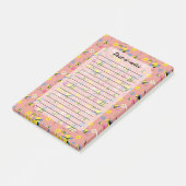 Sweet Bee Blossom Garden Post-it® Notes (Schuin)