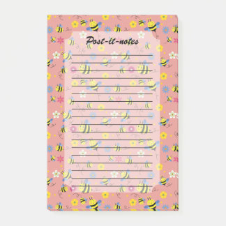 Sweet Bee Blossom Garden Post-it® Notes