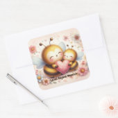 Sweet Bee Valentine Encouragement Sticker (Enveloppe)
