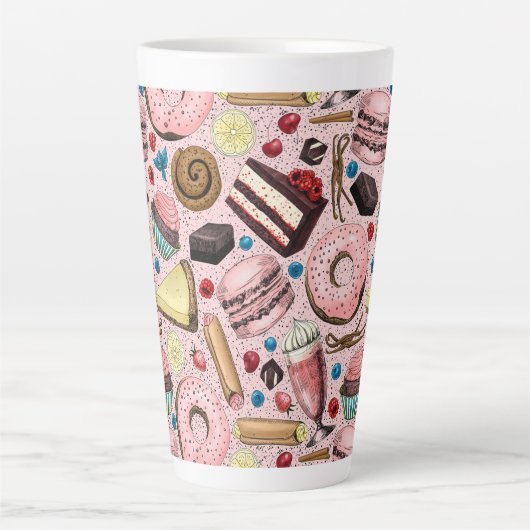 Sweet-behandelingen Latte Mok (Voorkant)