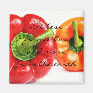 Sweet Bell Peppers    Eet meer van de aarde Magneet