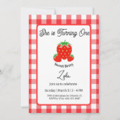 Sweet Berry Birthday Invitation Birthday Card (Devant)