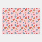Sweet Berry Birthday Wrapping Paper Sheets (Voorkant 3)