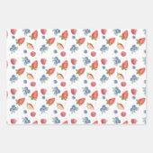 Sweet Berry Birthday Wrapping Paper Sheets (Voorkant)