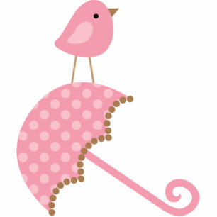 Sweet Bird Baby shower Cake Topper Staand Fotobeeldje