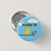 Sweet Birdie Button (Voorkant /achterkant)