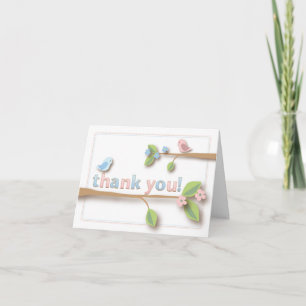 Sweet Birdie Merci Carte de note