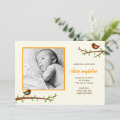 Sweet Birdies Baby Faire-part de naissance (Debout devant)