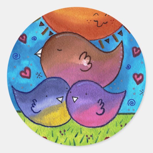 Sweet Birdies Stickers (Voorkant)