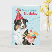 Sweet Birthday Aussie Kaart (Gele Bloem)