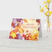 Sweet Birthday Kaart (Gele Bloem)