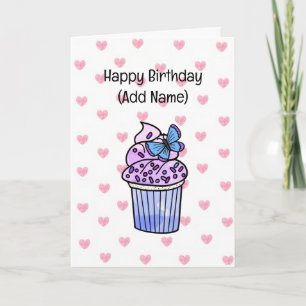 Sweet Birthday Kaart voor haar Birthday Cupcake