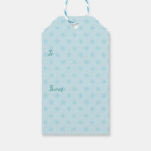 Sweet Birthday Vizsla Gift Labels Cadeaulabel (Achterkant)