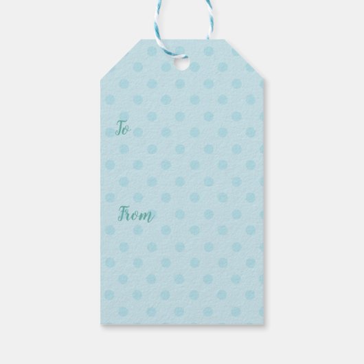 Sweet Birthday Wire Fox Terrier Cadeaulabel (Achterkant)