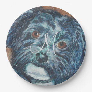 SWEET BLACK HAVANESE MONOGRAM PARTIJ PAPIEREN BORDJE