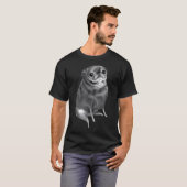 Sweet Black Pug T-shirt (Voorkant volledig)