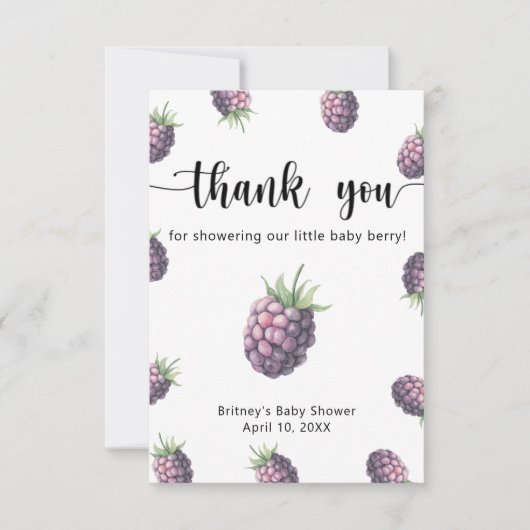 Sweet Blackberry - merci (Devant)