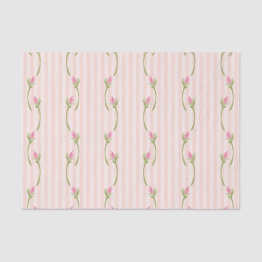 Sweet bloeipatroon decoupage cadeau wrap tissuepapier (Voorkant)