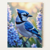 Sweet Blue Jay sur Lilacs Personnalisé (Dos)