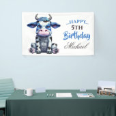 Sweet Blue Koe Spandoek (Beurs)