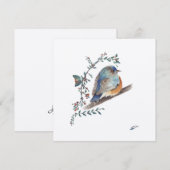 Sweet Bluebird Waterverf (Voorkant / Achterkant)